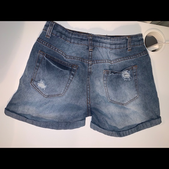 Ripped Jean Shorts - Picture 2 of 2